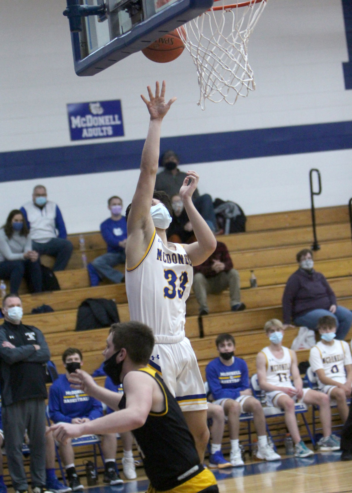 Cadott at McDonell boys basketball 1-18-21